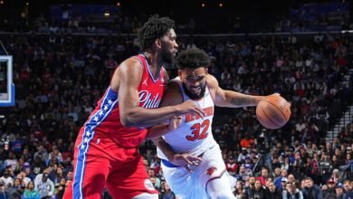 teilnehmer: new york knicks gegen 76ers spielerstatistiken spiel